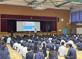 市内中学校熱中症セミナー　ドリーム東大阪店